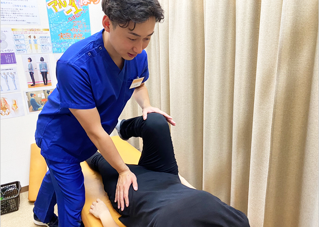 施術の写真