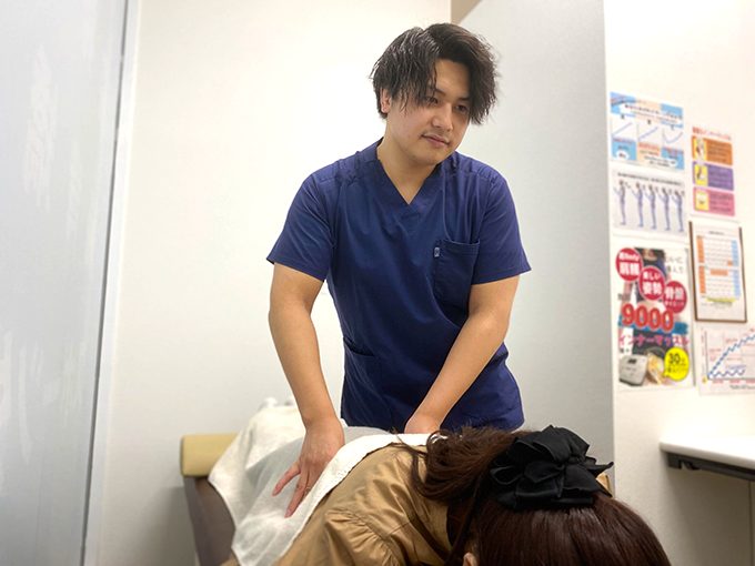 施術の写真